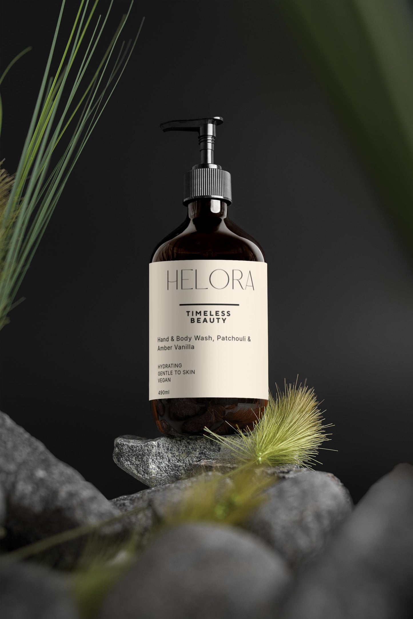 Gel douche et mains, patchouli et vanille ambrée