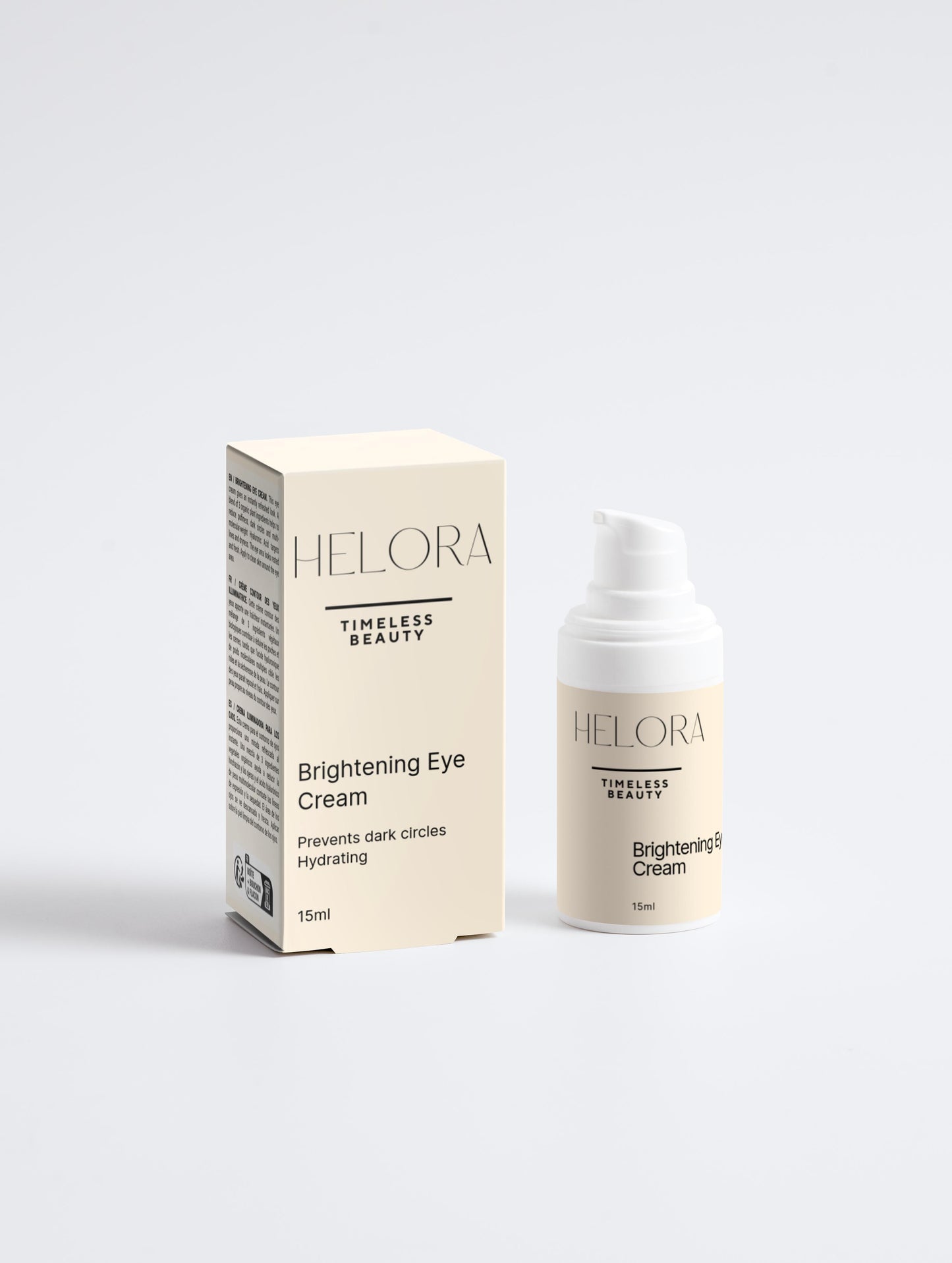Crème éclaircissante pour les yeux